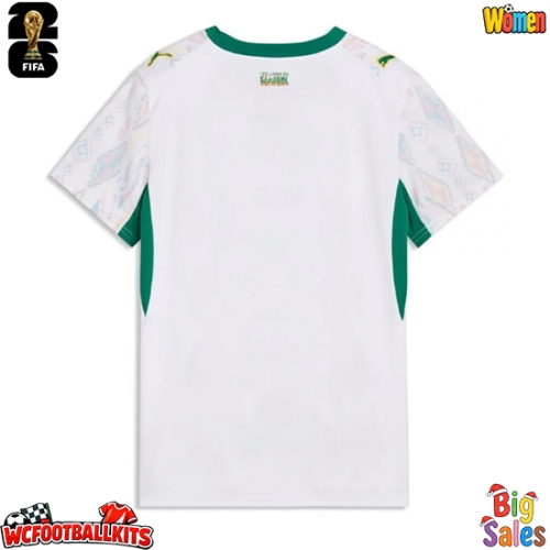 Senegal Replica Home Stadium Shirt for Women World Cup 2026 Short Sleeve